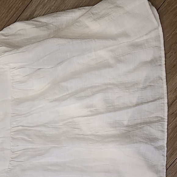 NWT ZARA White Maxi, Tiered, Bead Detail, sz Xs Lined. - Picture 6 of 8